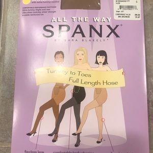 Spanx Size C stockings. Nude. New in packages NWT